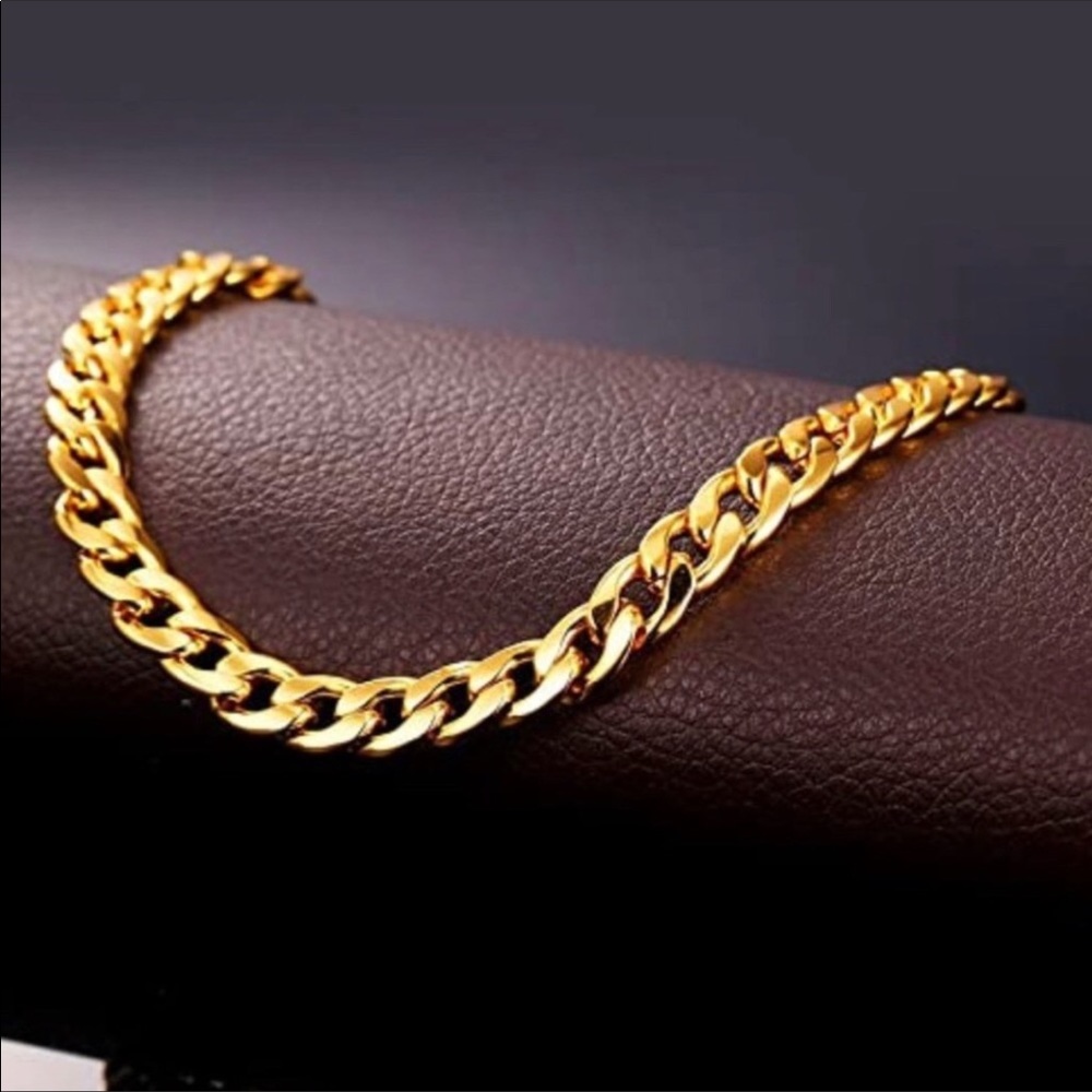 18K plated Gold Chain Anklet Foot Bracelet New